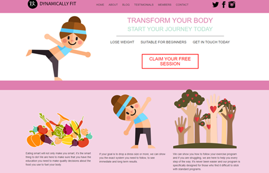 Dynamically Fit website